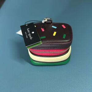 Kate Spade NWT Dolci 3D Rainbow Cookie Coin Purse